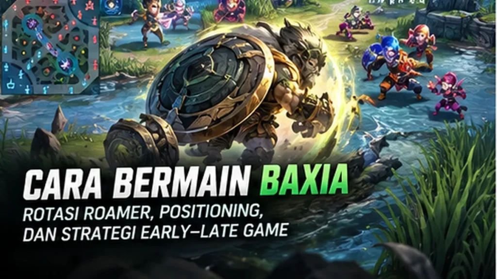 Ilustrasi Baxia Mobile Legends tentang cara bermain